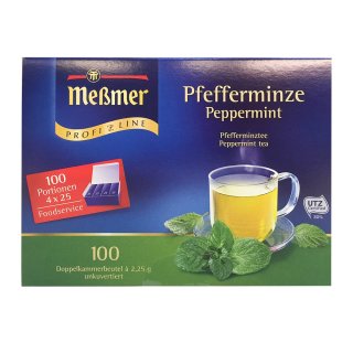 Meßmer Profi Line Pfefferminze (100 x 2,25g Packung)