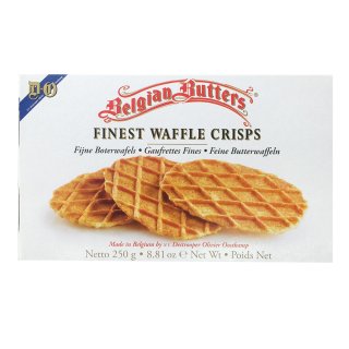 Schulte Belgian Butters Finest Waffle Crisps (250g Box)