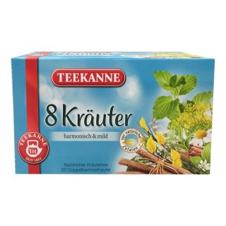Teekanne 8 Kräuter (50 Portionen)