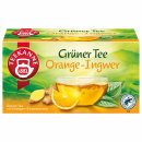 Teekanne Grüner Tee Ingwer Orange (20x 1,75g Teebeutel)