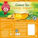 Teekanne Grüner Tee Ingwer Orange (20x 1,75g Teebeutel)