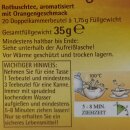Teekanne Rooibos Orange (35g Packung)