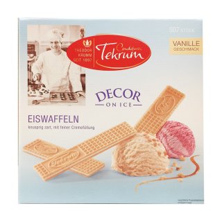 Tekrum Decor on Ice Eiswaffeln Vanille Geschmack (507 Stück Packung)