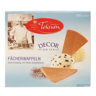 Tekrum Decor on Ice Fächerwaffeln (200 Stück Packung)