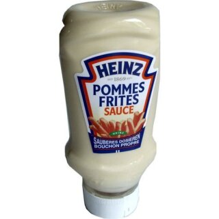 Heinz Pommes Frites Sauce (400ml Kopfsteher Flasche)