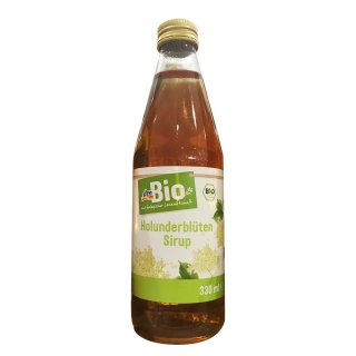 dmBio Holunderblüten Sirup, 330ml Glasflasche (1er Pack)