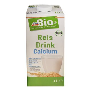 dmBio Reis Drink Calcium, 1 l Papierflasche (1er Pack)