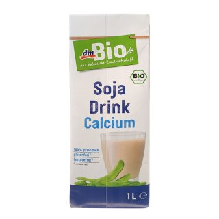 dmBio Soja Drink Calcium, 1 l Papierflasche (1er Pack)
