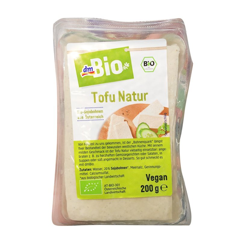dmBio Tofu Natur, 200 g (1er Pack)