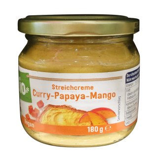 dmBio Streichcreme Curry-Papaya-Mango, 180 g (1er Pack)