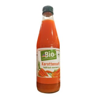 dmBio Karottensaft feldfrisch verarbeitet, 330ml Glasflasche