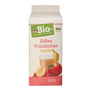dmBio Süßes Früchtchen Vanille, 750ml Papierflasche (1er Pack)
