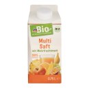 dmBio Multisaft mit Mehrfruchtmark,750ml Papierflasche...
