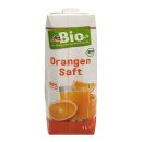 dmBio Orangensaft, 100% direct saft, 1 l (1er Pack)