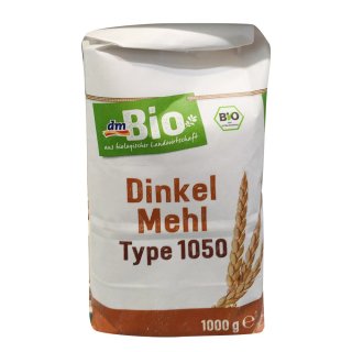 dmBio Dinkelmehl Type 1050, 1000 g (1er Pack)