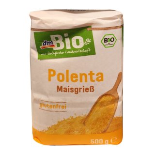 dmBio Polenta Maisgriess, 500 g Beutel (1er Pack)