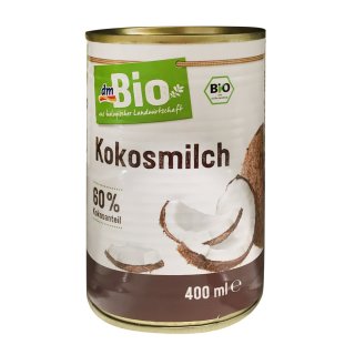 dmBio Kokosmilch, 400 ml (1er Pack)