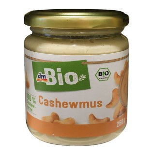 dmBio Cashewmus, 250 g Glas (1er Pack)