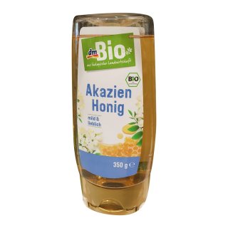 dmBio Akazien Honig, 350 g Tube (1er Pack)