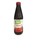dmBio Cranberry Saft, 330 ml Glasflasche