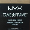 NYX Augenbrauen Tame & Frame Tinted Brow Pomade Blonde 01, 5 g (1er Pack)