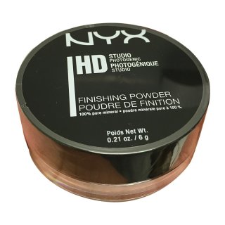 NYX Gesichtspuder HD Studio Finishing Powder Translucent Finish, 6 g (1er Pack)