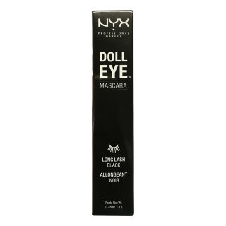 NYX Wimperntusche Doll Eye Mascara Long Lash Black 01, 8 g (1er Pack)