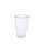 Papstar Pure Kaltgetränkebecher PLA Becher Glasklar mit Schaumrand 11cm 0,25l (25 Stck. Packung)