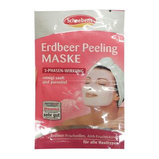 Schaebens Erdbeer Peeling Maske 2x6ml, 12 ml (1er Pack)