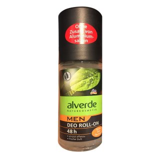 alverde NATURKOSMETIK MEN Deo Roll-On (50 ml, Flasche)