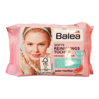 Balea Rosa Softe Reinigungstücher (25 St, 1 Packung)