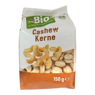 dmBio Cashewkerne (150 g, Packung)