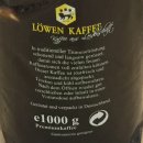 Löwen Kaffe Java, ganze Bohnen  (1kg, Packung), 1er Pack