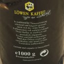 Löwen Kaffe Java, ganze Bohnen  (1kg, Packung), 1er Pack