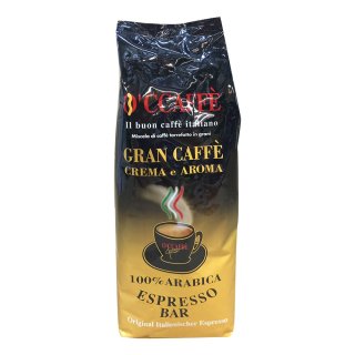 O´caffee Gran Caffe Creme E Aroma, Espresso Bar  (1kg, Beutel), 1er Pack