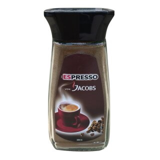Jacobs Löslicher Kaffee Espresso (100g Glas)