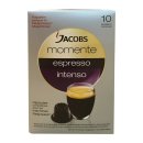 Jacobs Kaffeekapseln momente espresso intenso (10 St, Packung)