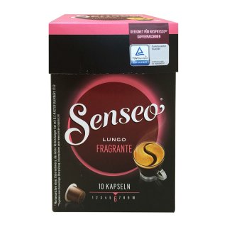 Senseo Capsules Kaffeekapseln Lungo Fragrante (10St, Packung)