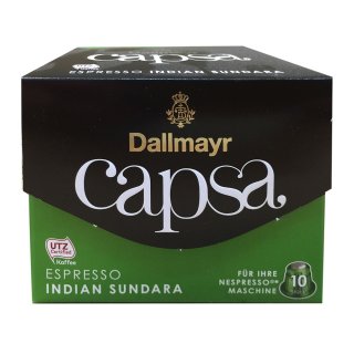 Dallmayr capsa Kaffeekapseln Espresso Indian Sundara (10 St, Packung)