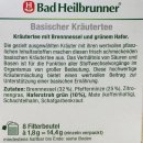 Bad Heilbrunner Basischer Kräutertee (8 Filterbeutel. Packung)