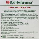 Bad Heilbrunner Leber- und Galle Tee (8 Beutel, Packung)