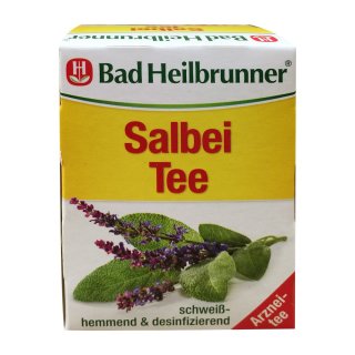 Bad Heilbrunner Salbei Tee (8 Beutel, Packung)