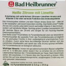 Bad Heilbrunner  Früchtetee Heiße Zitrone mit Limette (15 Beutel, Packung)