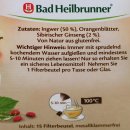 Bad Heilbrunner Tee Ingwer-Ginseng (15 Beutel, Packung