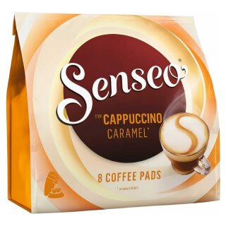Senseo Kaffeepad Cappuccino Caramel 8 Pads (92g Beutel)