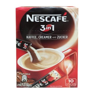 Nescafé löslicher Kaffee Classic 3in1 (10 Sticks, Packung)