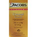Jacobs löslicher Kaffee Cronat Gold Milder Genuss (25 Sticks, Packung)