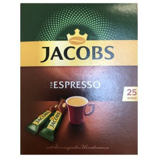 Jacobs Kaffee Espresso (25 Sticks, Packung)
