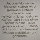 Jacobs Momente, löslicher Kaffee (10 Sticks, Packung)