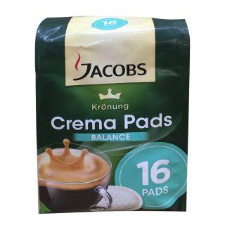 Jacobs Krönung Crema Pads Balance (16 Pads, Beutel)